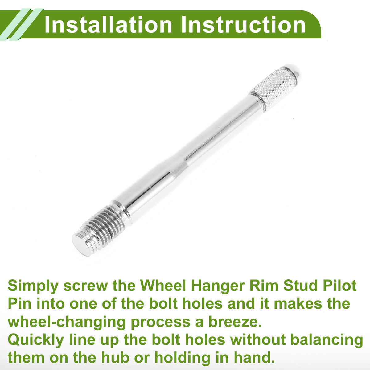 M12x1.5 120mm Stainless Steel Wheel Alignment Pin M779830
