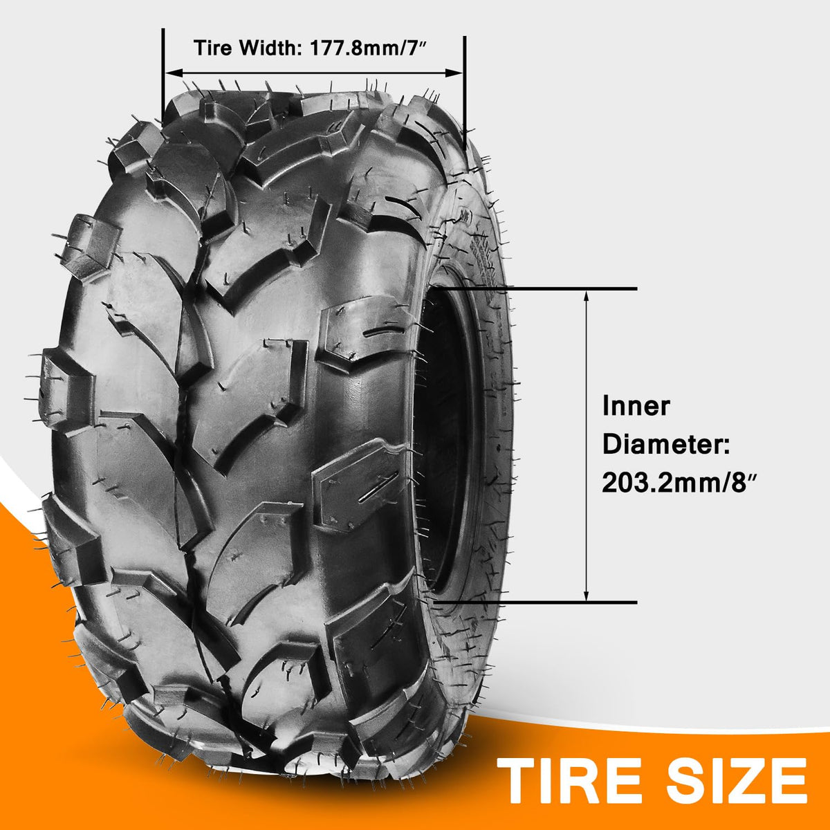 19x7-8 Tubeless Tire 1 Pack E27679