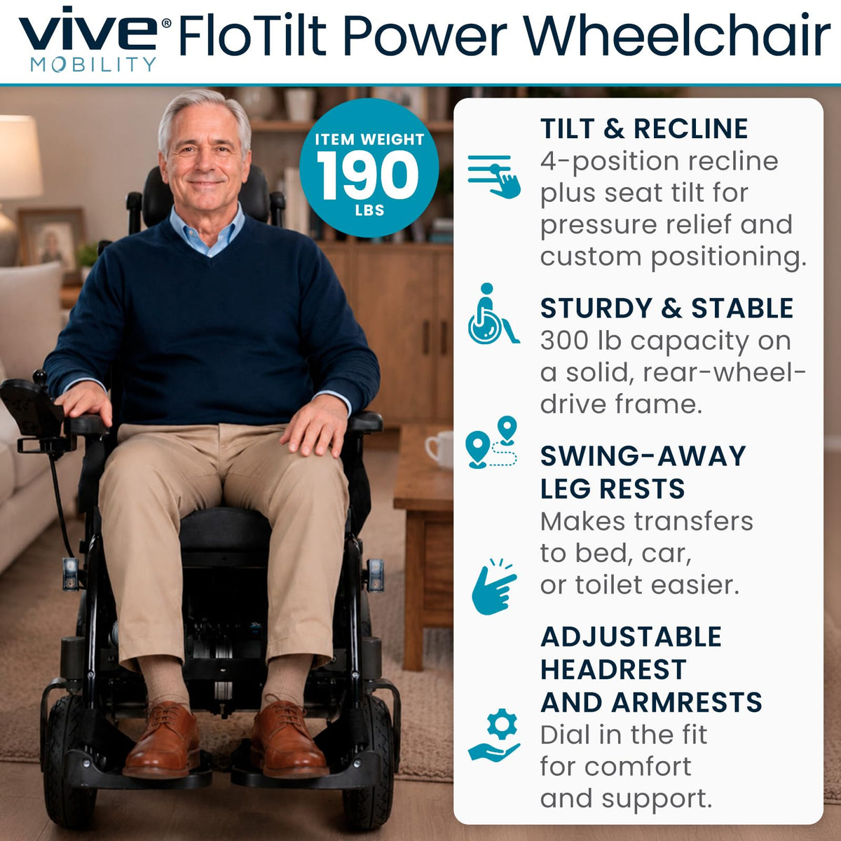 Electric Reclining Wheelchair H4420