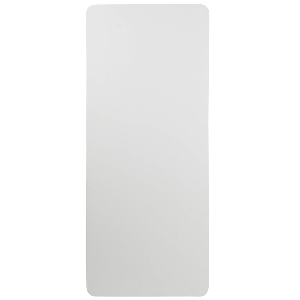 6-Foot Granite White Plastic Folding Table Y41735