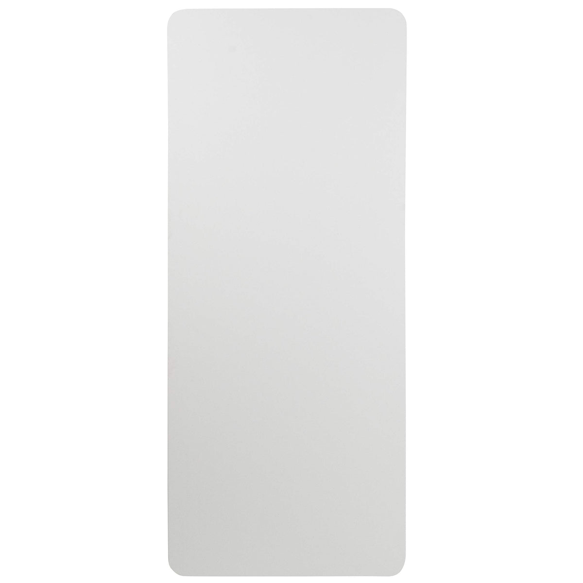 6-Foot Granite White Plastic Folding Table Y41735