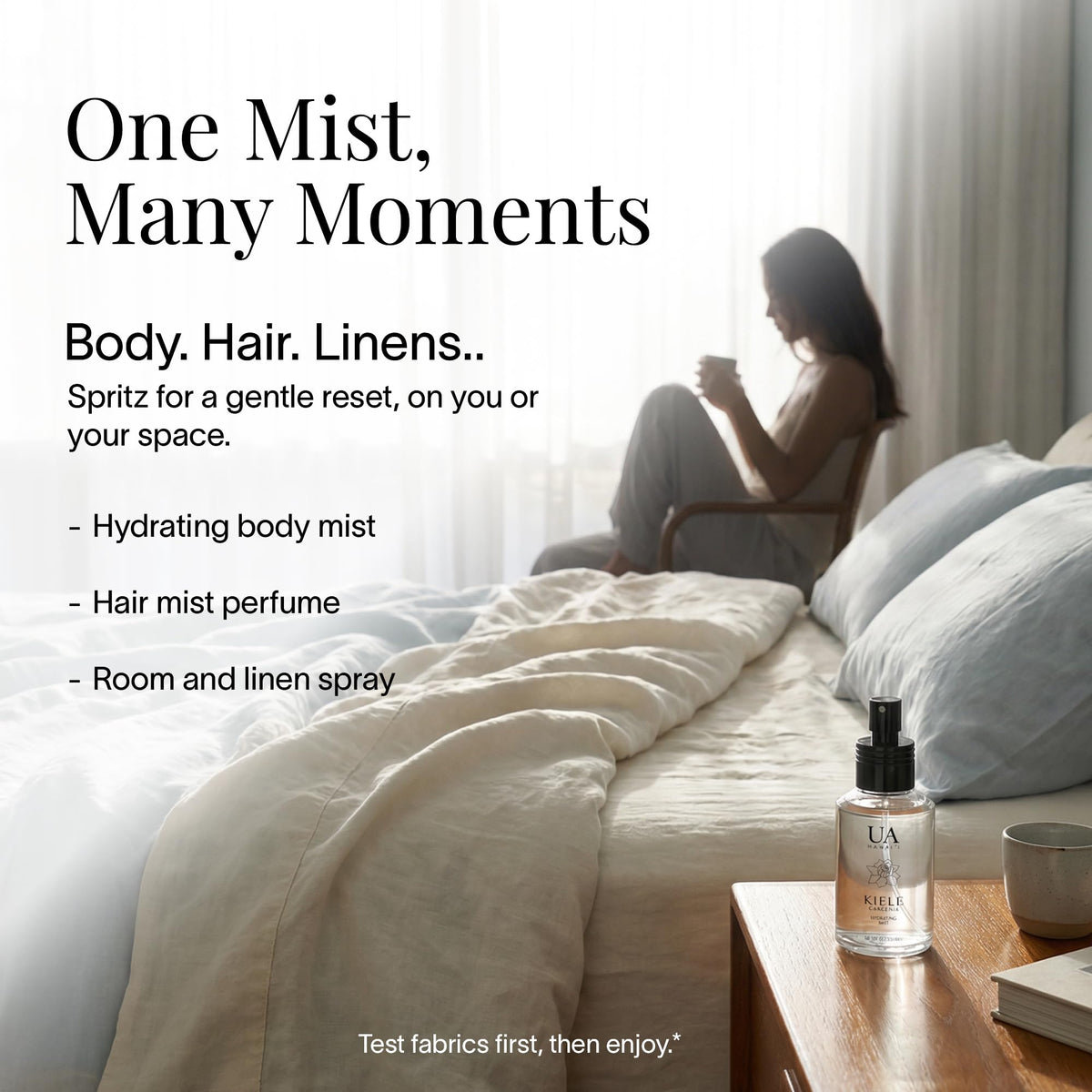 Alcohol-Free Hydrating Body and Hair Mist 3.4 oz W2882