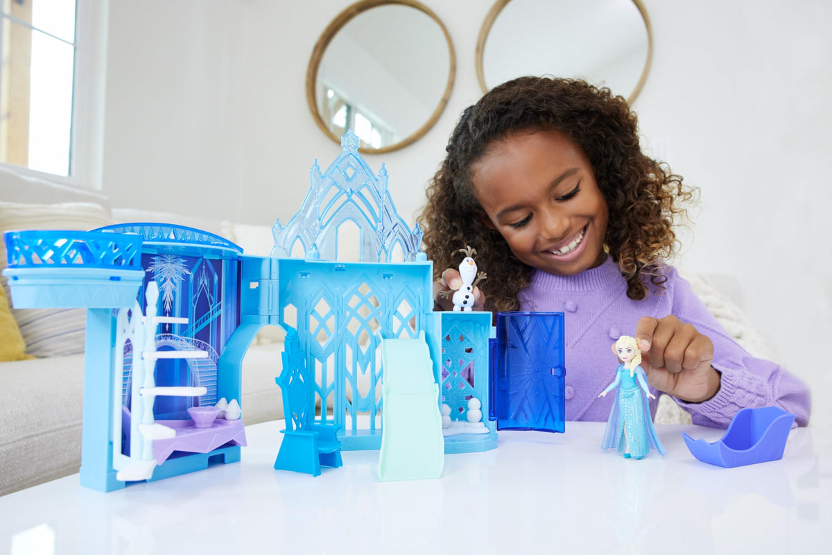 Frozen Castle Doll House Playset with Doll & 8 Accessories P691869