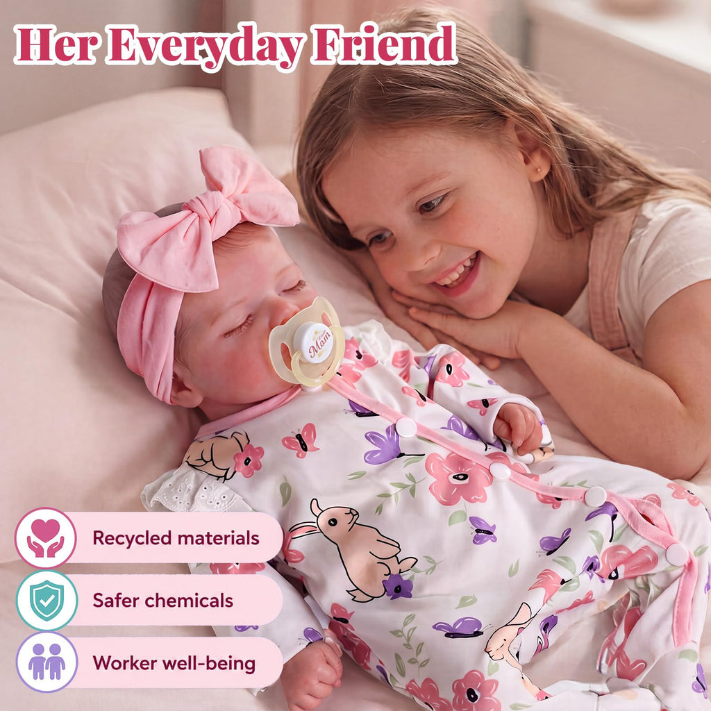 20 Inch Reborn Baby Dolls Girl with Play Set I356