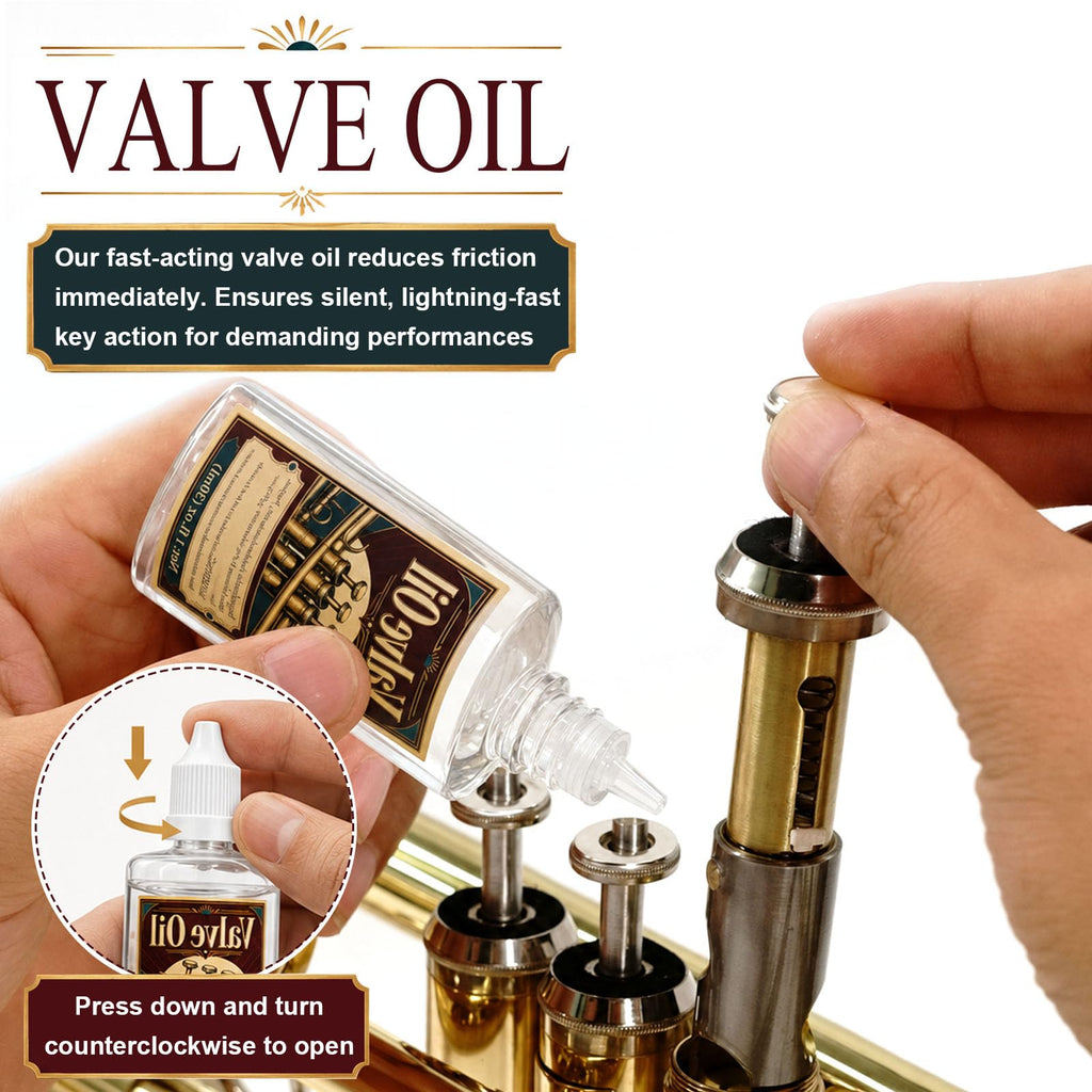 Trumpet Cleaning Kit with Oil, Grease & Brushes Z191