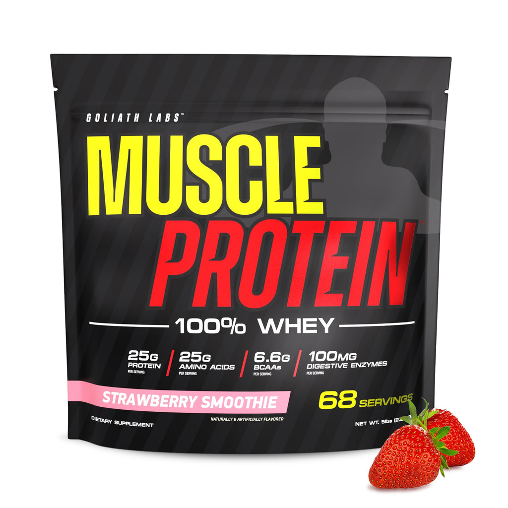 Whey Protein Powder Strawberry 5 lbs X28248