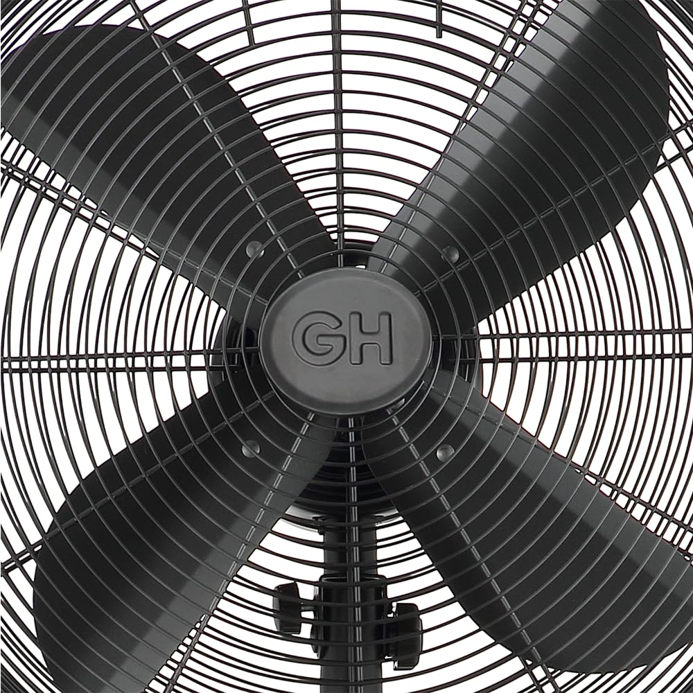 Matte Black 16" Pedestal Fan, 3 Speeds O28584