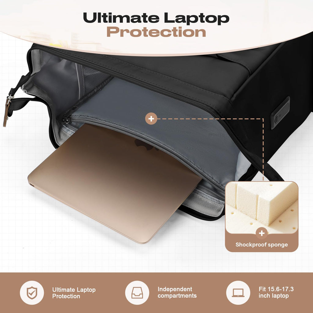 15.6-17.3" Laptop Backpack with Lunch Box U631