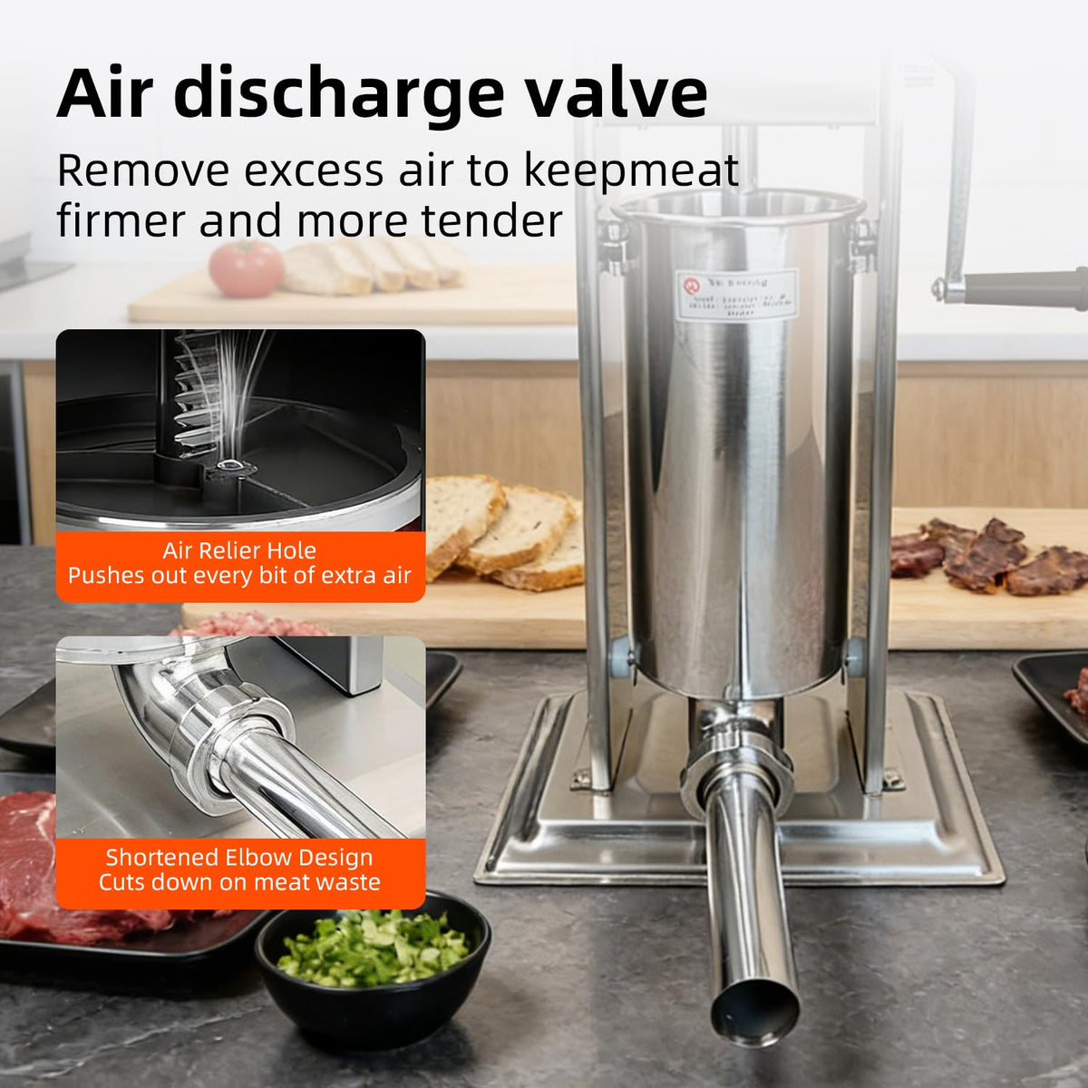 11LBS/5L Vertical Sausage Stuffer P6337