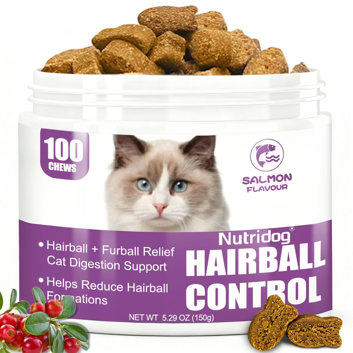 Hairball Remedy Chews with Omega 3&6 G507