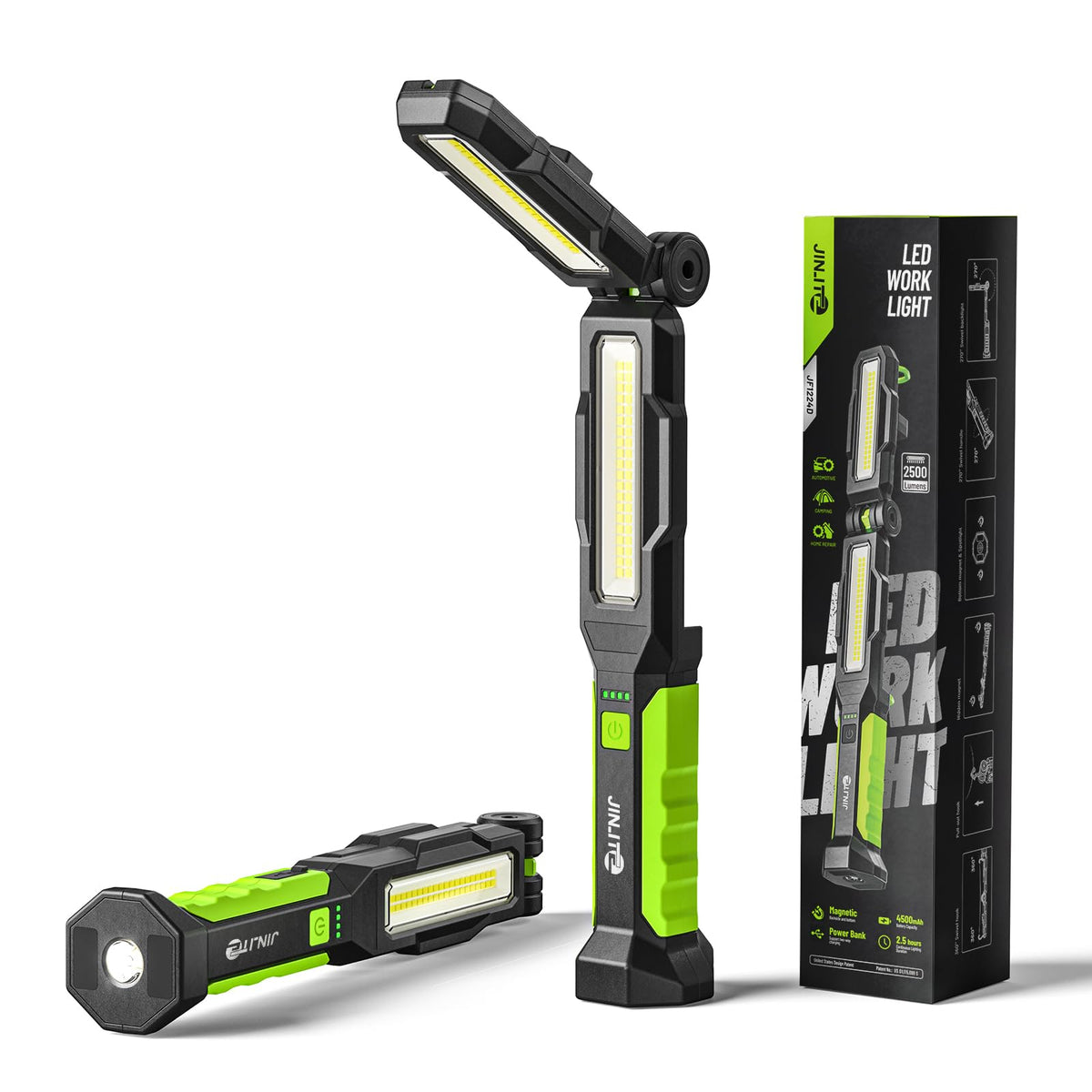 2500LM Rechargeable Magnetic Work Light F384052