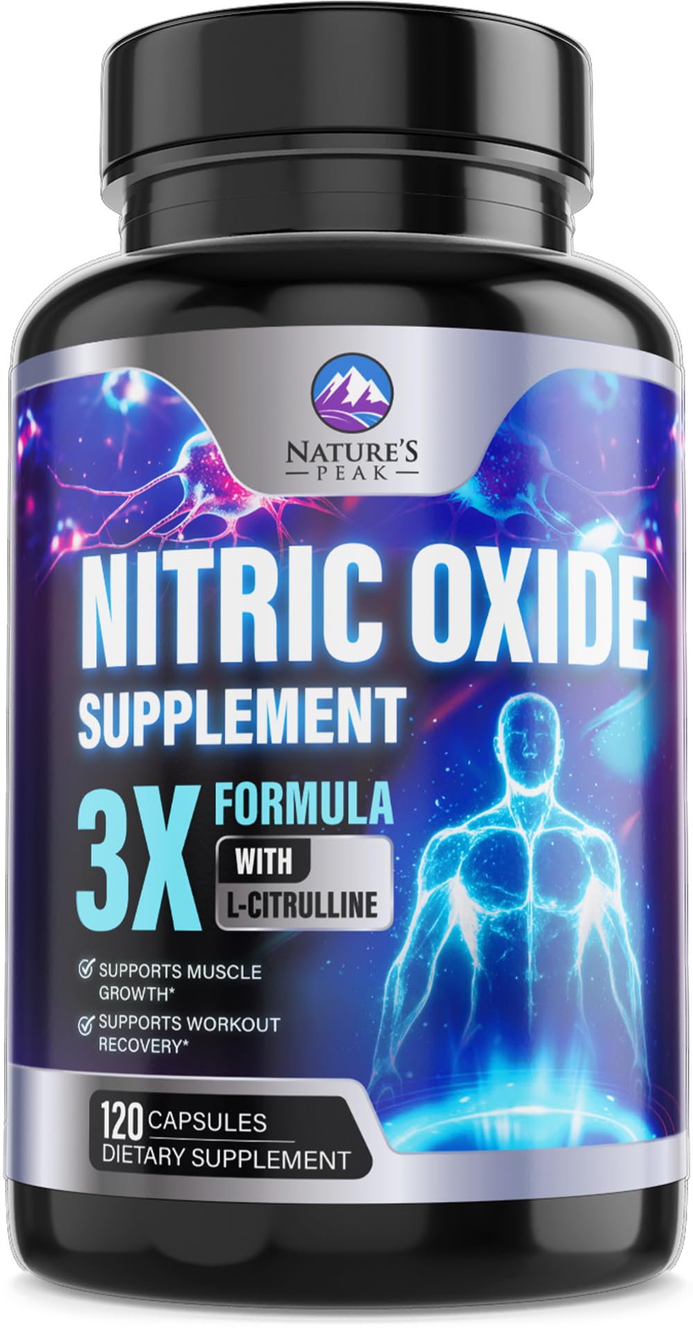 120 Capsules L-Arginine Citrulline Beta Alanine Nitric Oxide Booster D540