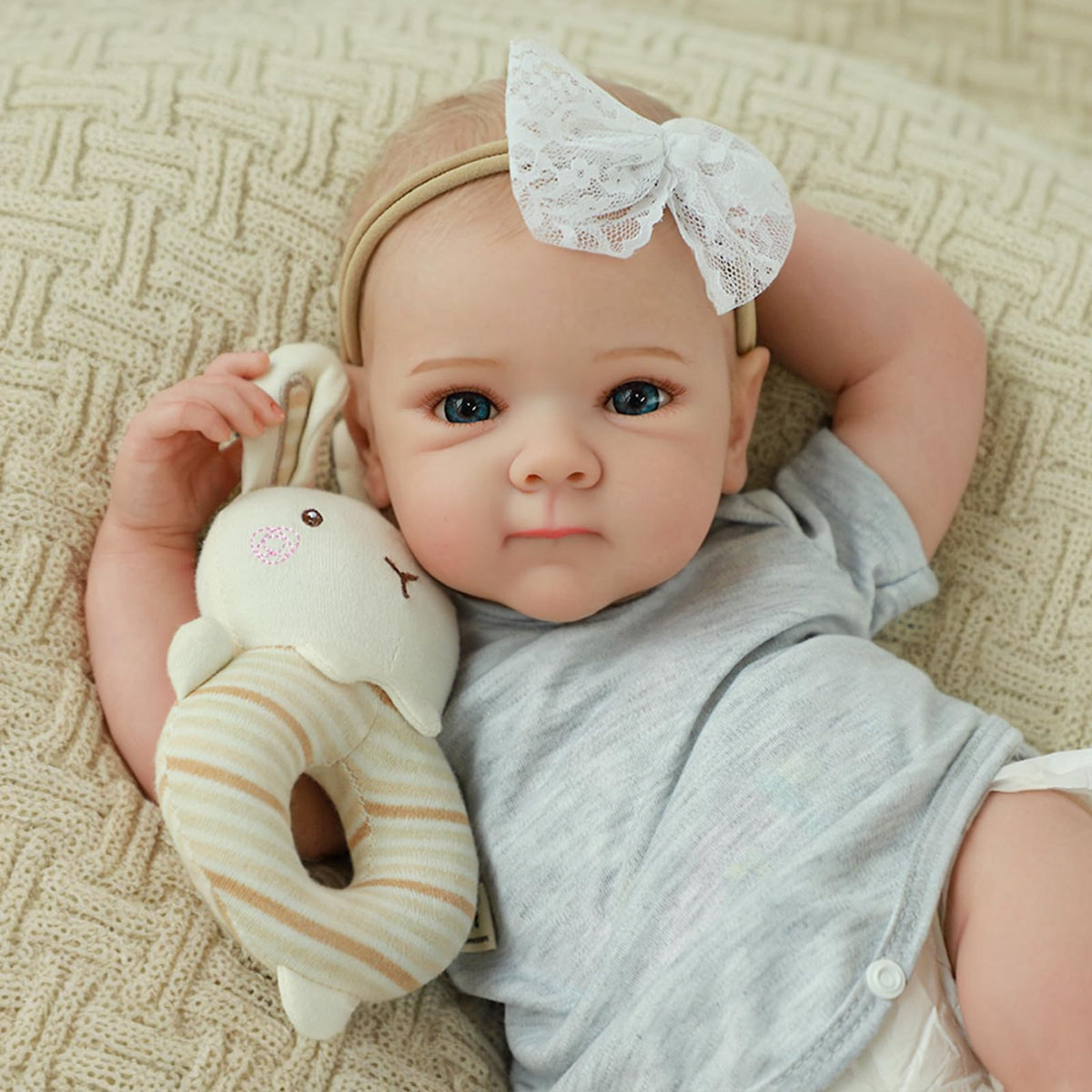 20 Inch Lifelike Full Vinyl Body Girl Baby Dolls M180688