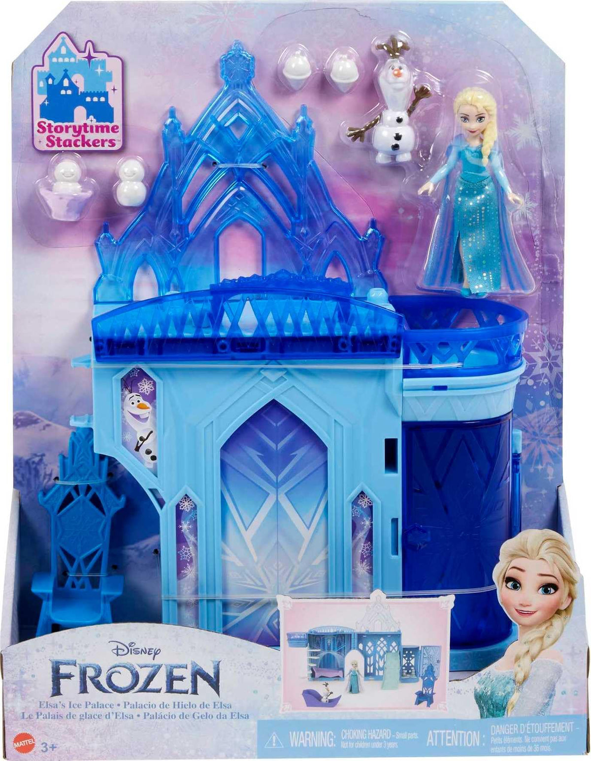 Frozen Castle Doll House Playset with Doll & 8 Accessories P691869