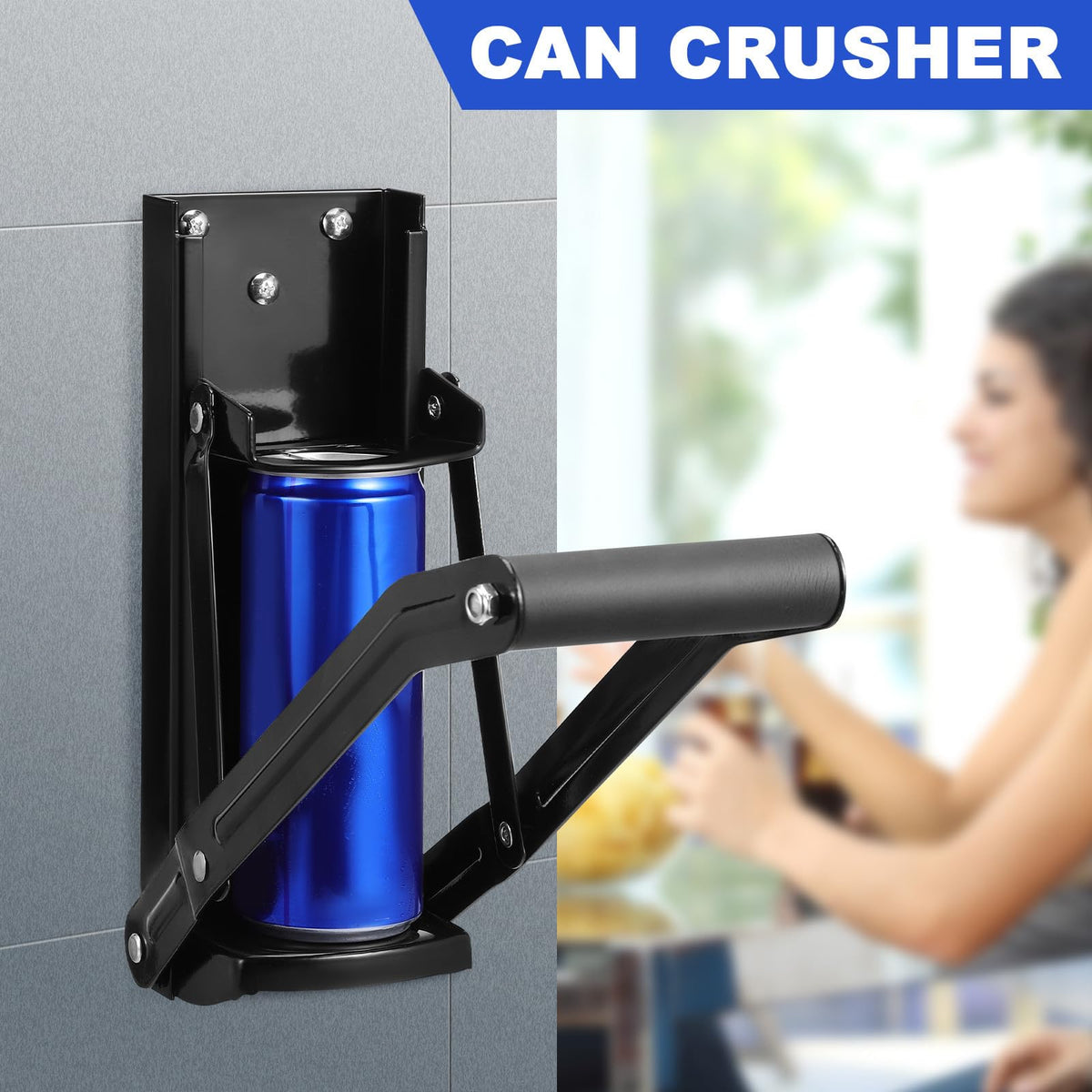 Heavy Duty Metal Can Crusher Q30387