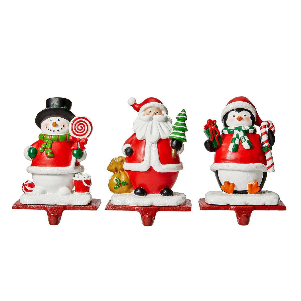 Set of 3 Christmas Stocking Holders S474
