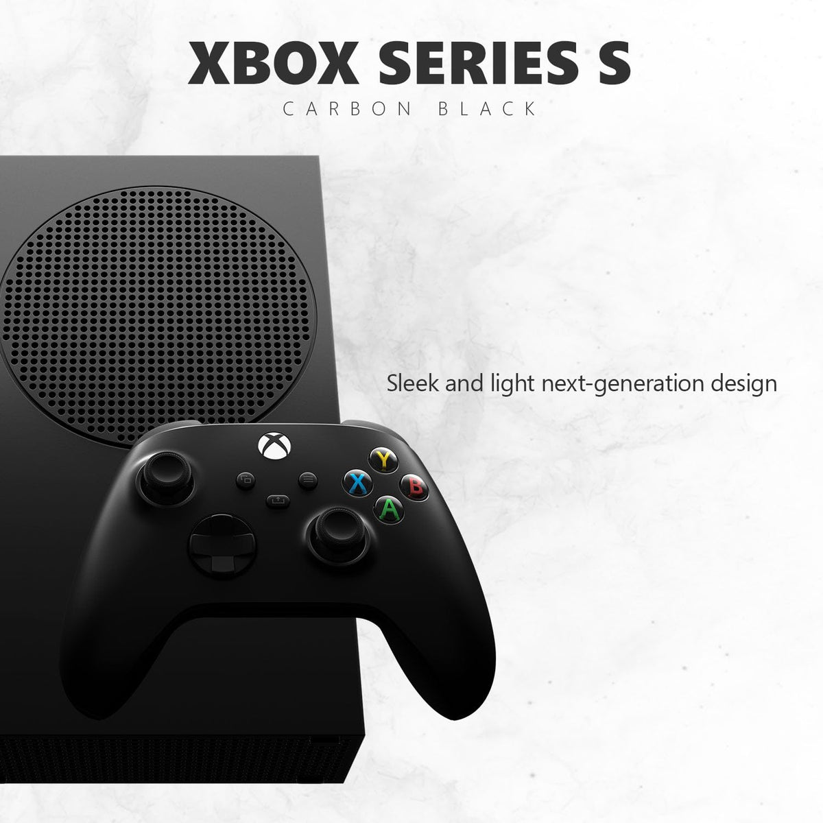 Xbox Series S 1TB SSD Console Carbon Black with Wireless Controller A268991
