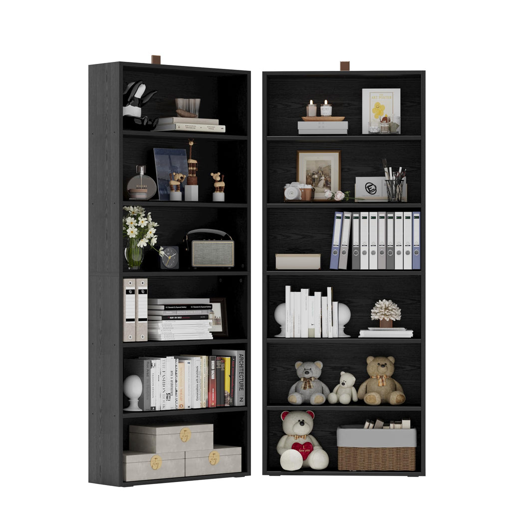70" Tall 6 Tiers Bookshelf C6267