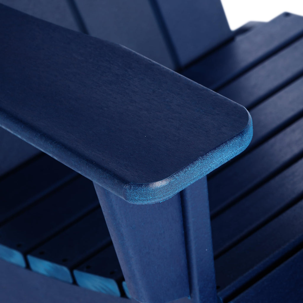 Navy Blue Poly Adirondack Chair Set of 2 I279952