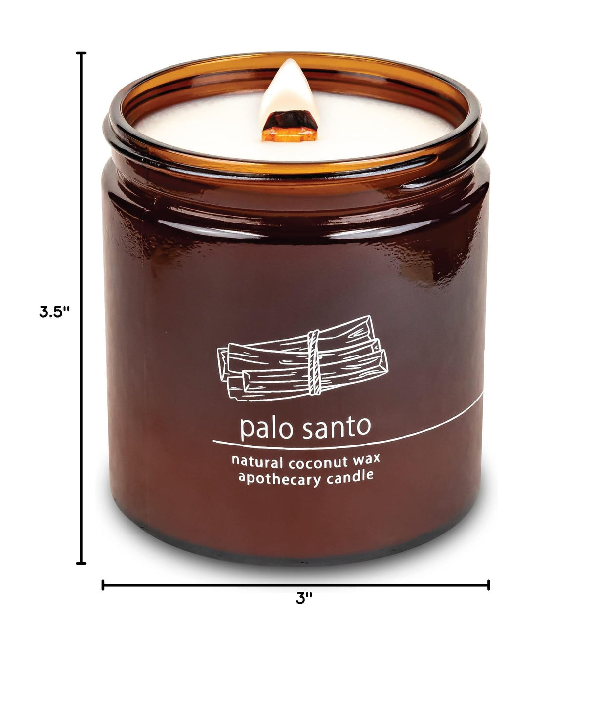 16 oz Wood Wick Candle X84842