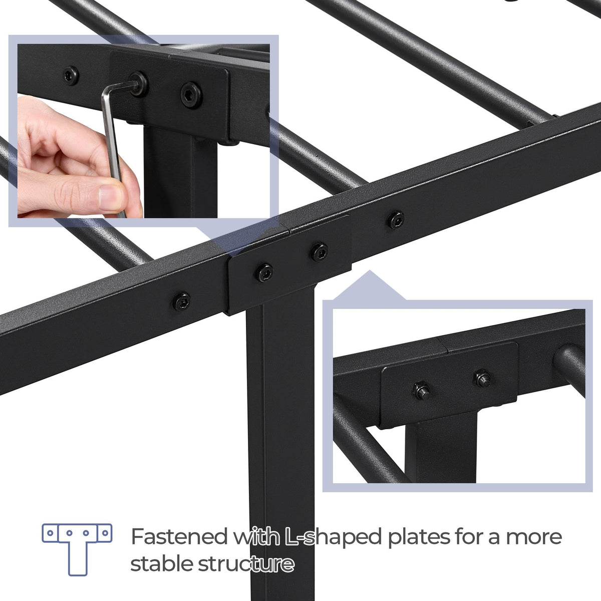 Queen Metal Platform Bed Frame F9970