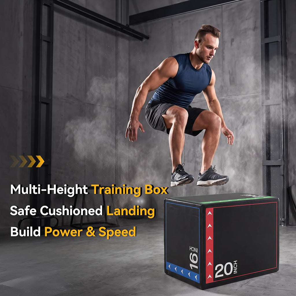 3-in-1 Plyo Jumping Exercise Box X659