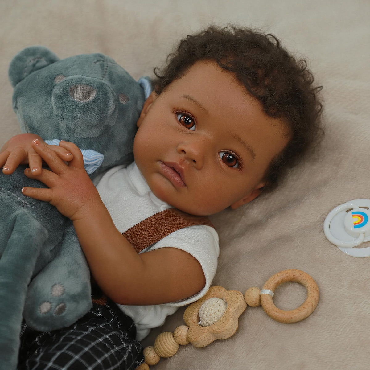 Black 20" Reborn Baby Dolls L102781