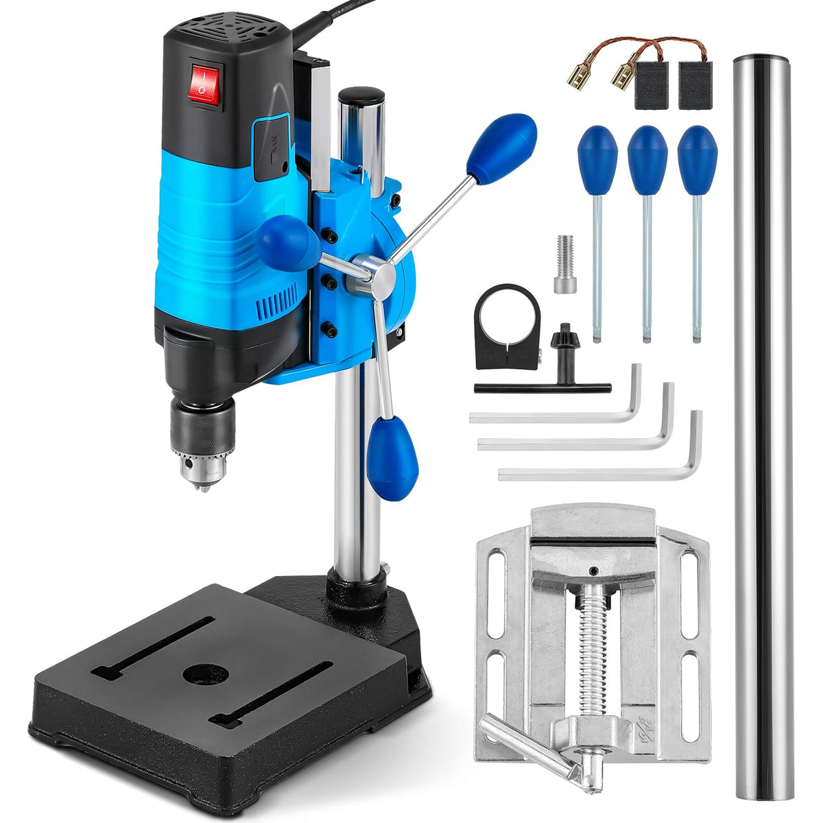 Mini Benchtop Drill Press 6 Variable Speed 1200W C644597