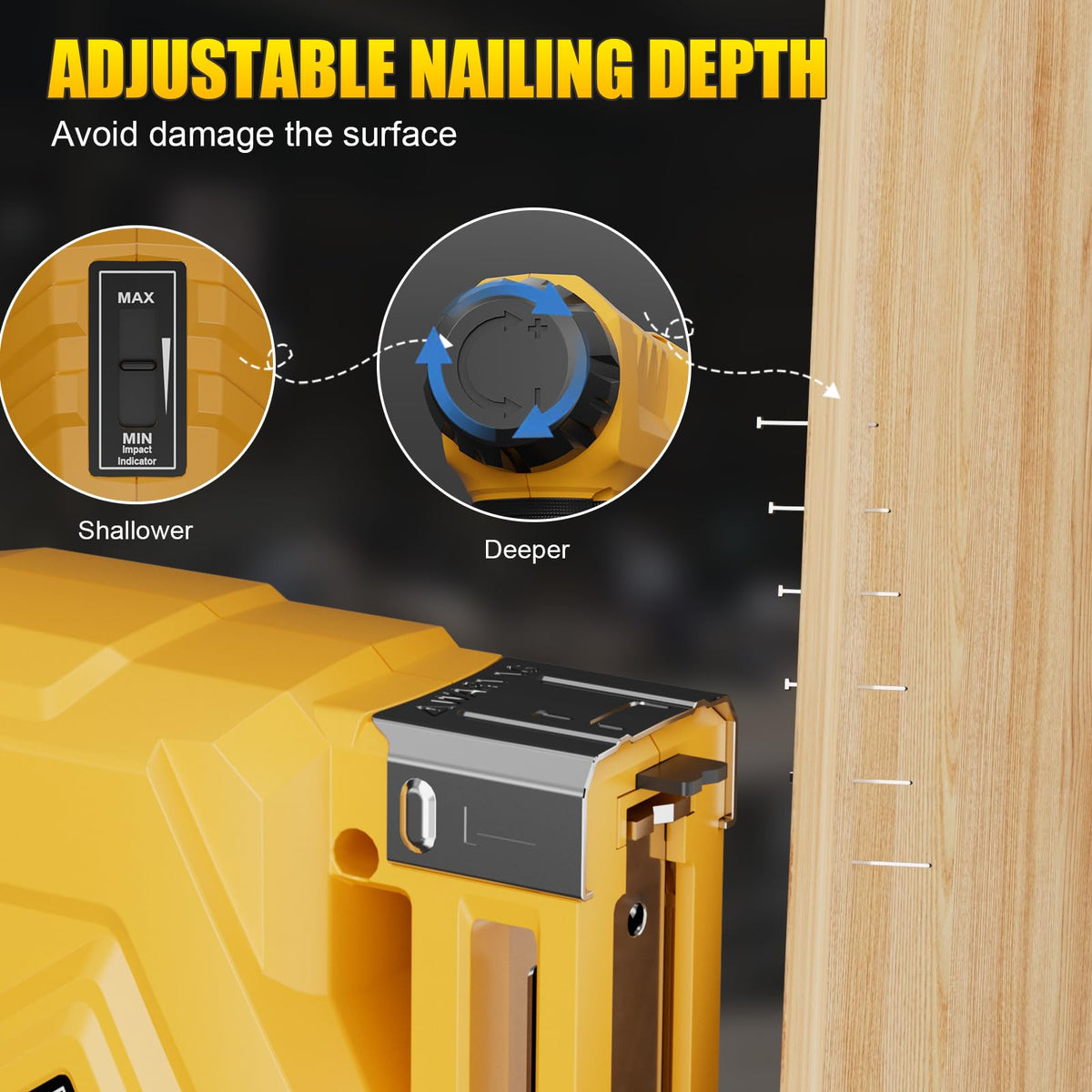 21V Cordless 18 Gauge 3-in-1 Brad Nailer N832051