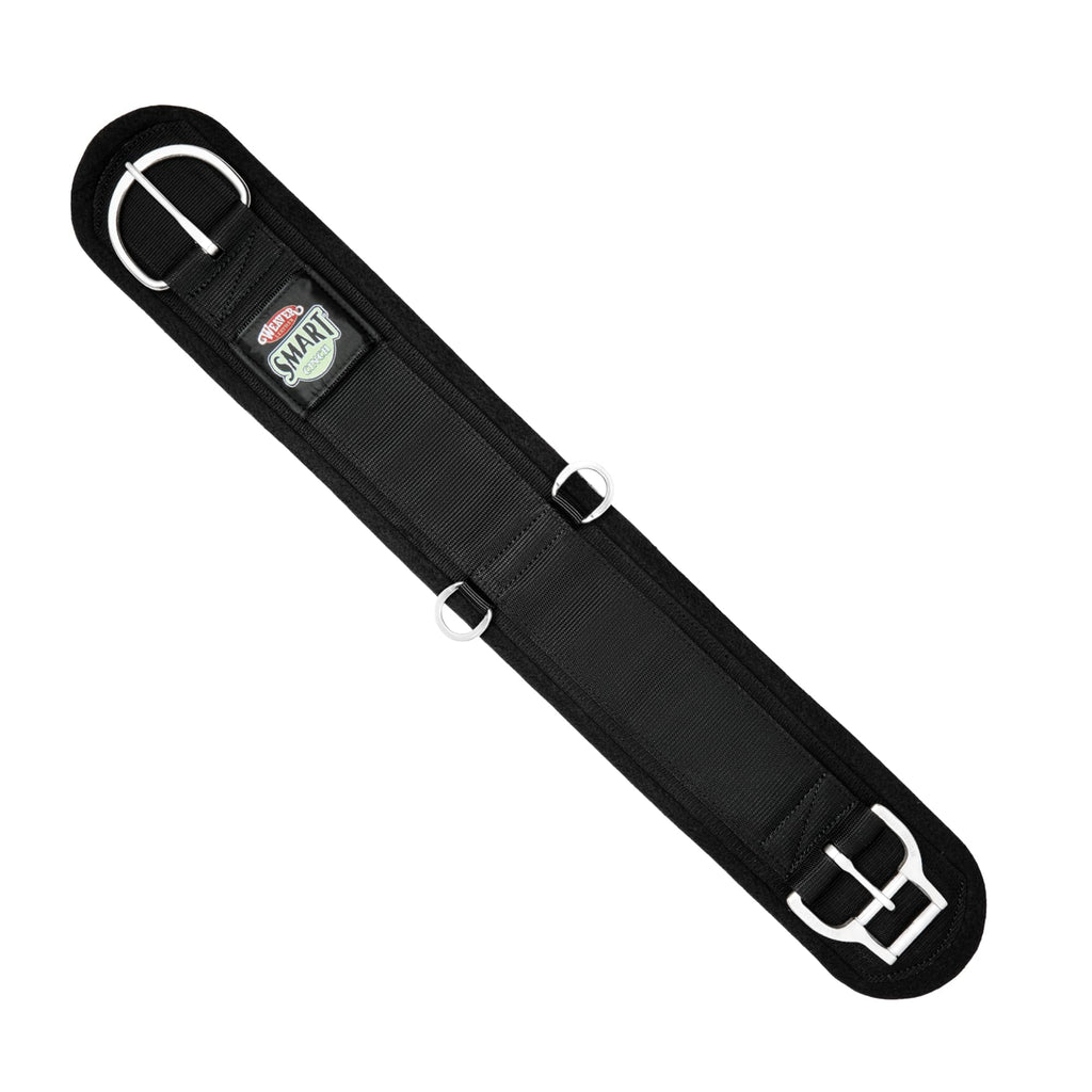 Black 36-Inch Nylon Felt Lined Straight Cinch G778