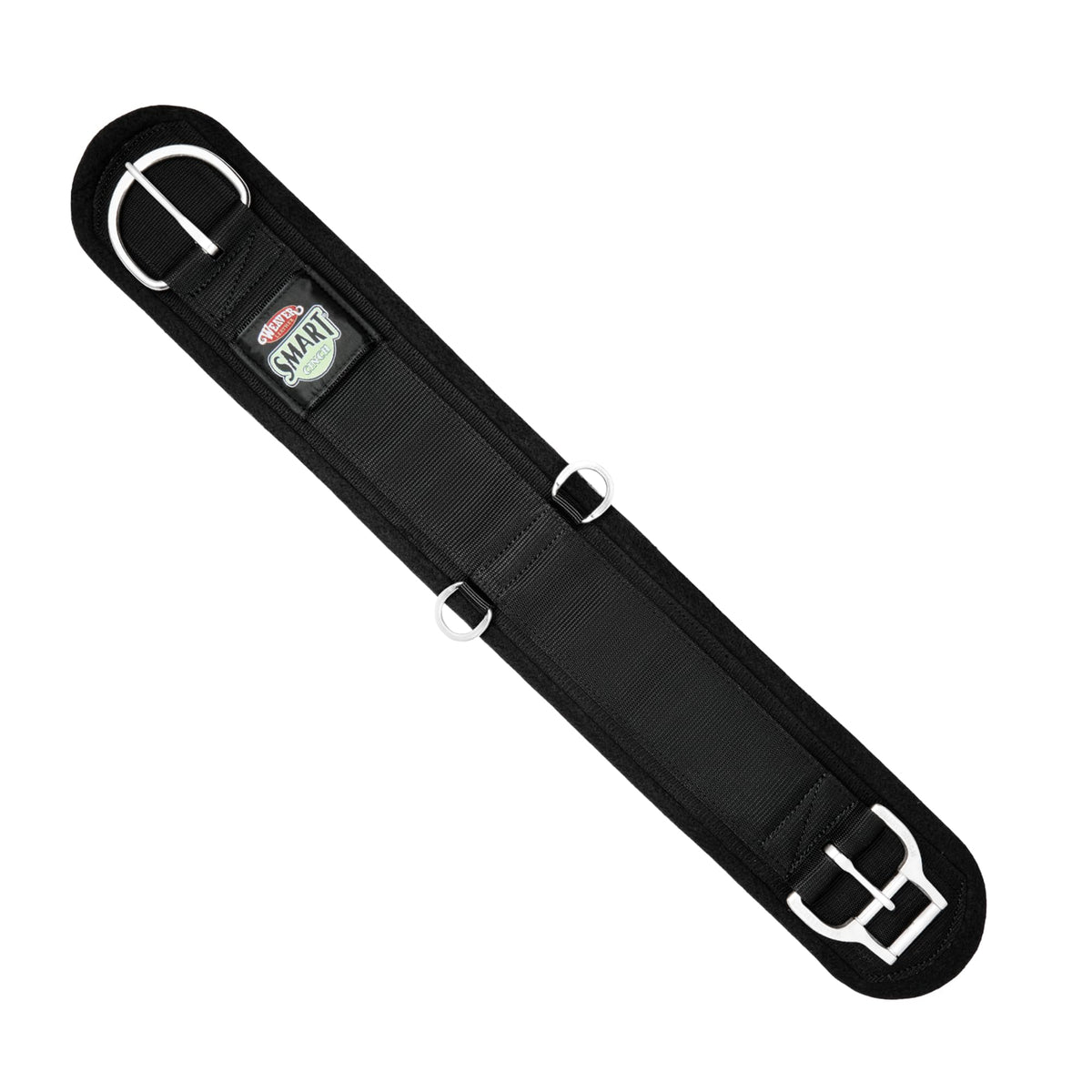 Black 36-Inch Nylon Felt Lined Straight Cinch G778