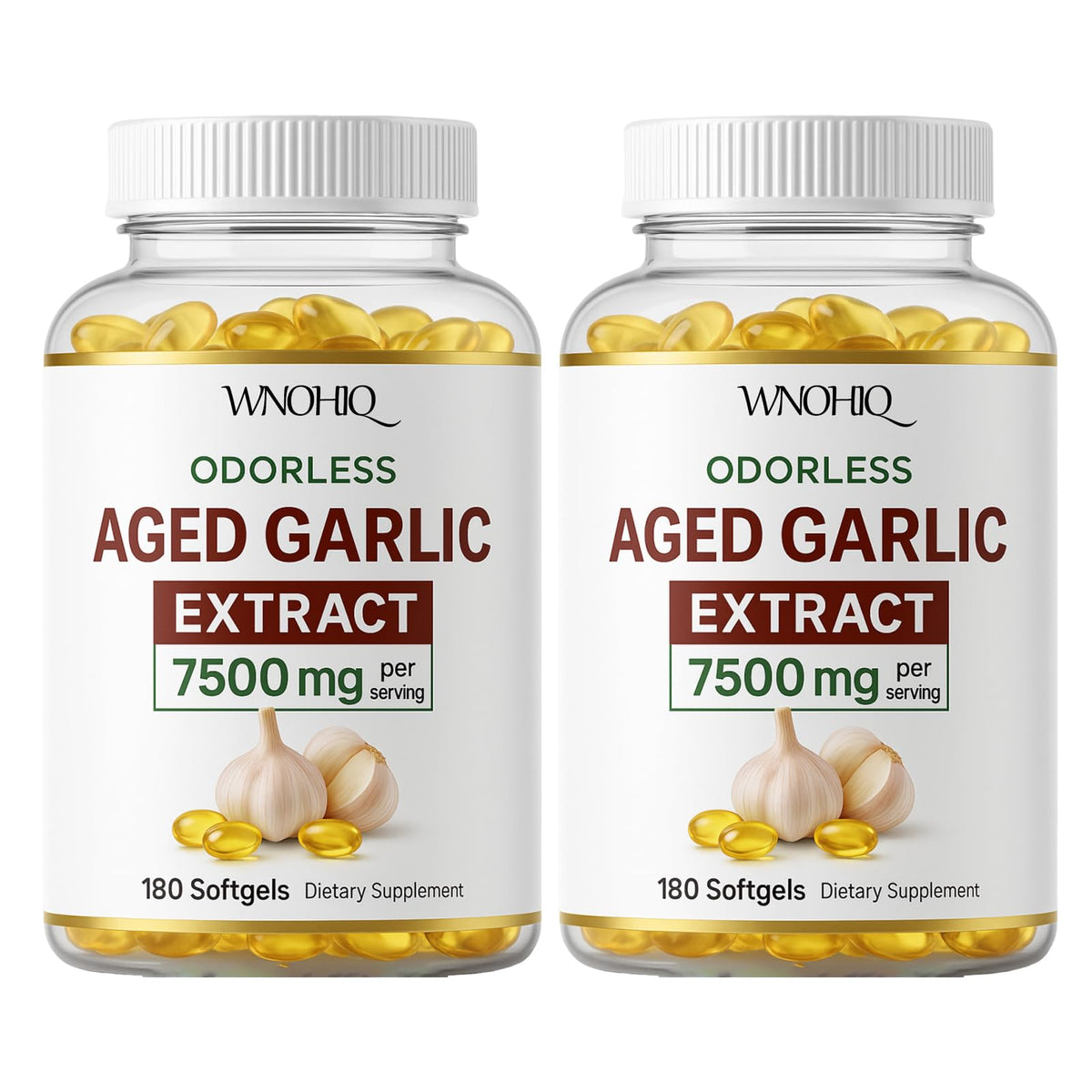 Aged Garlic Extract 360 Softgels Organic Non-GMO Gluten-Free B307941