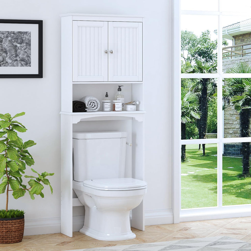 Over The Toilet Storage Cabinet with Doors G3672