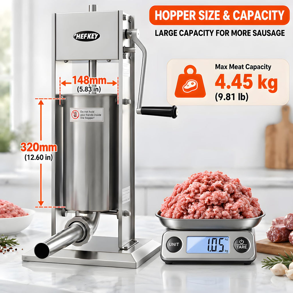 11LBS/5L Vertical Sausage Stuffer P6337