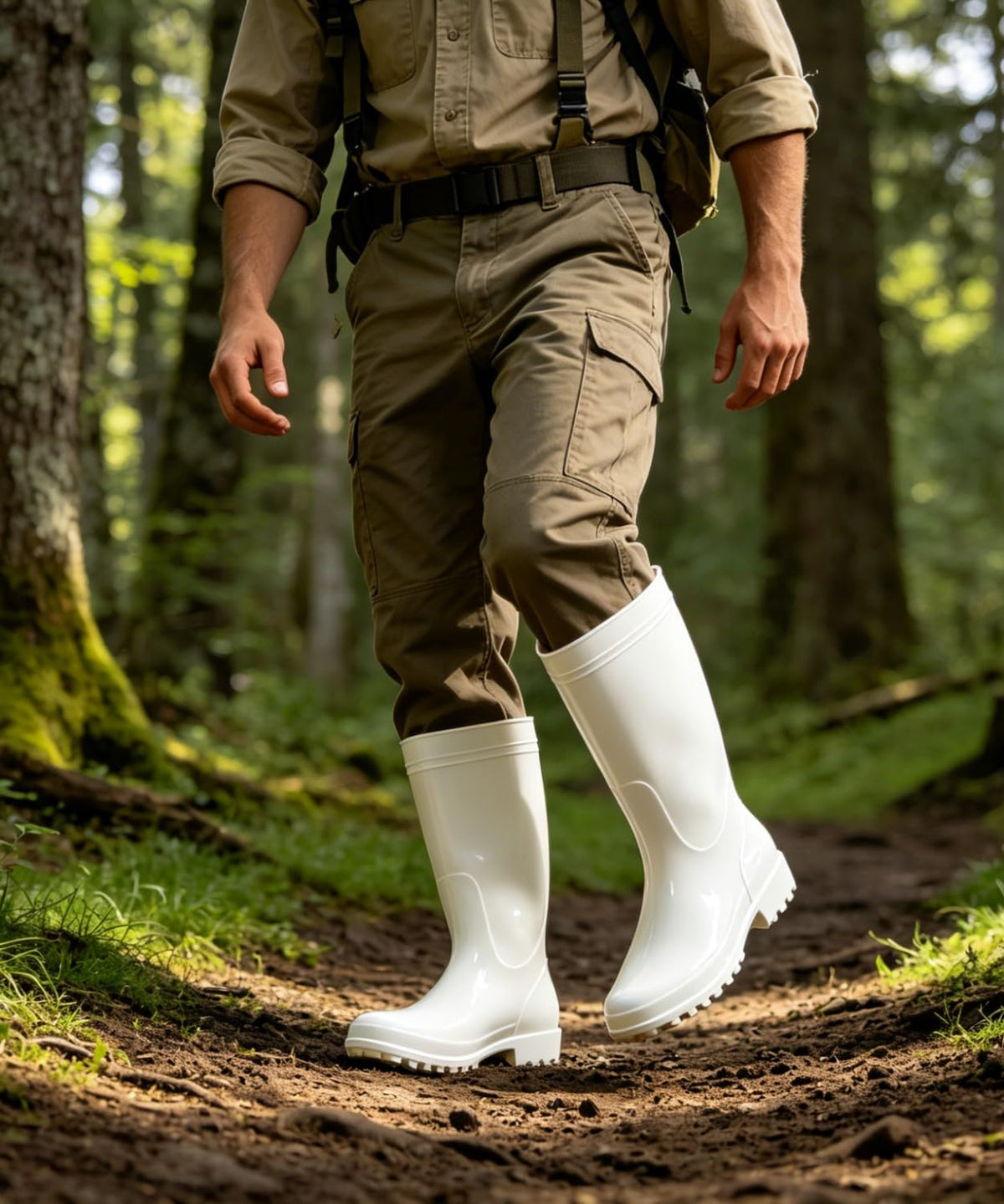 Mid-Calf Waterproof Anti-Slip Rubber Boots I8262