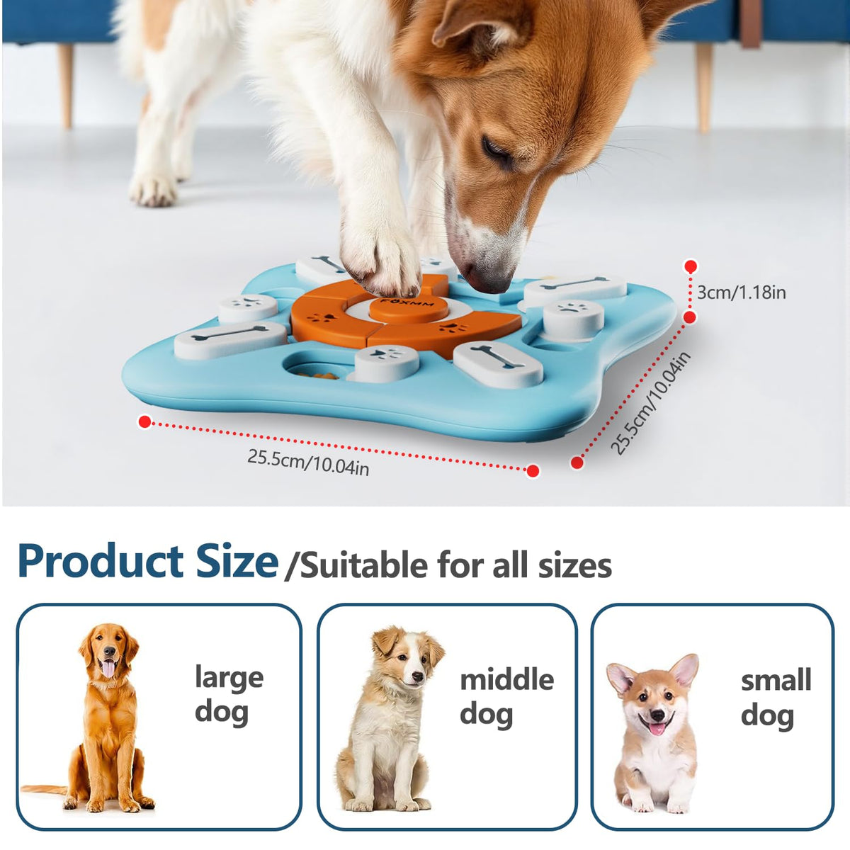 Interactive Dog Treat Puzzle Toys P13269