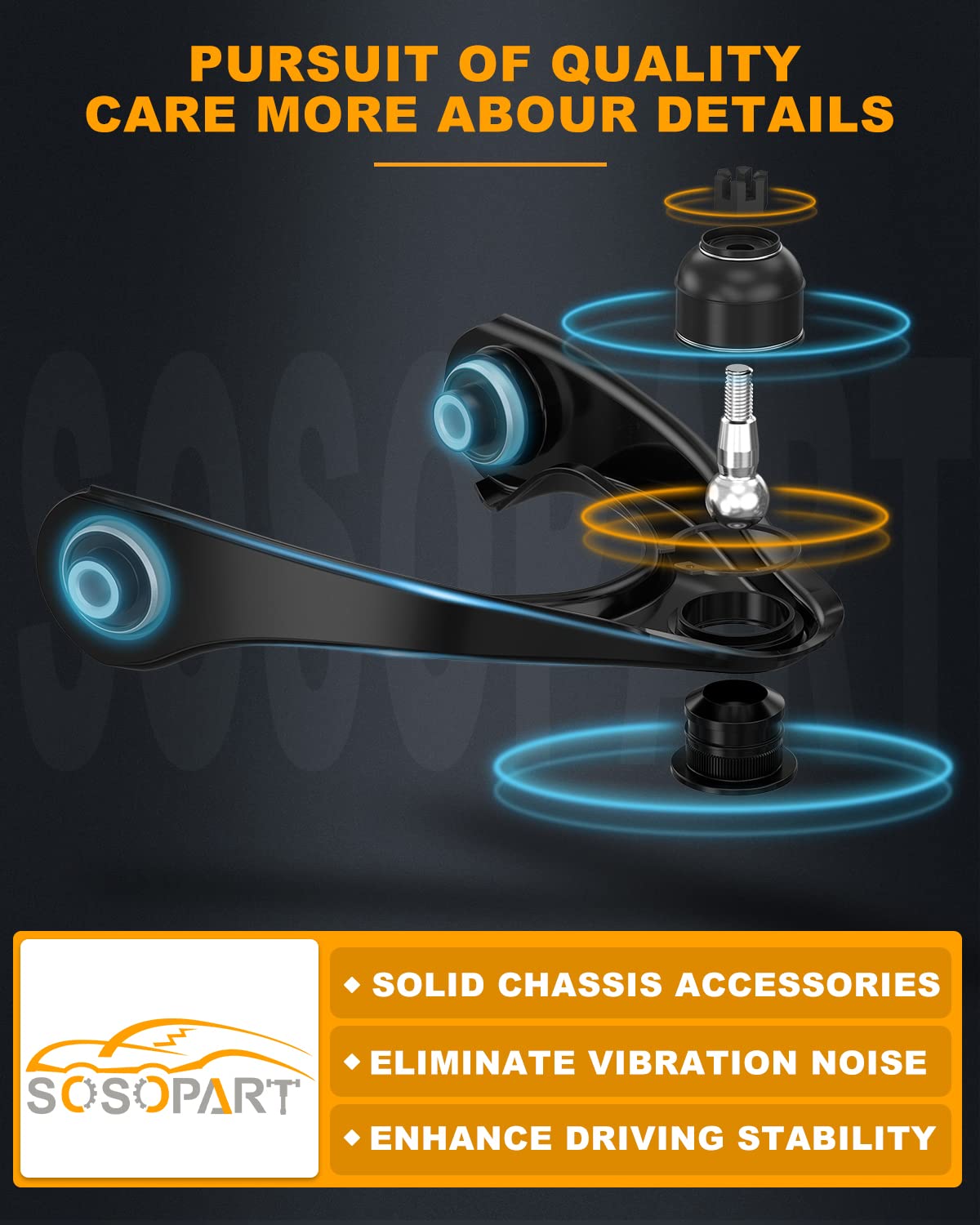 Suspension Kit Control Arm Replacement T9776