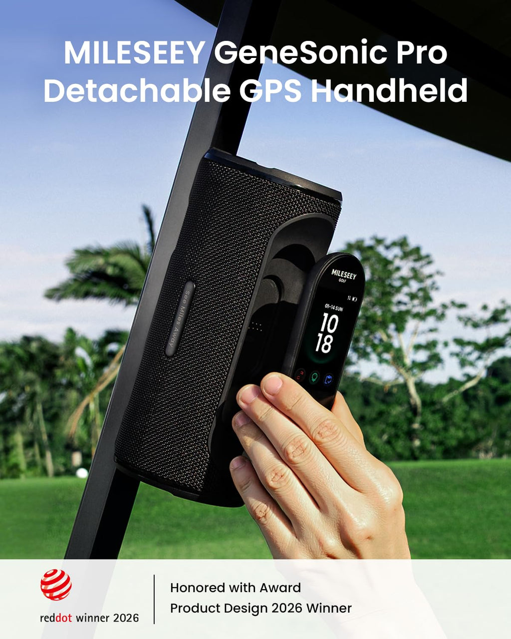 Golf GPS Speaker with 43K+ Courses B114