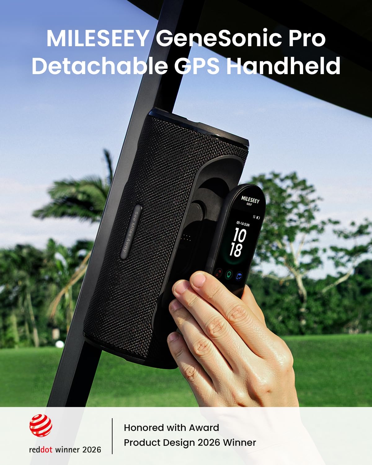 Golf GPS Speaker with 43K+ Courses B114