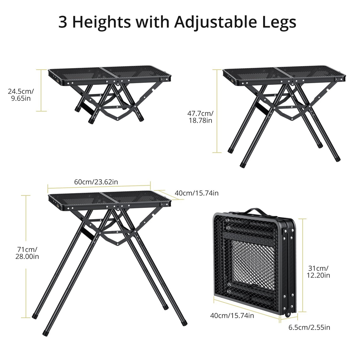 2ft Folding Grill Table P6609