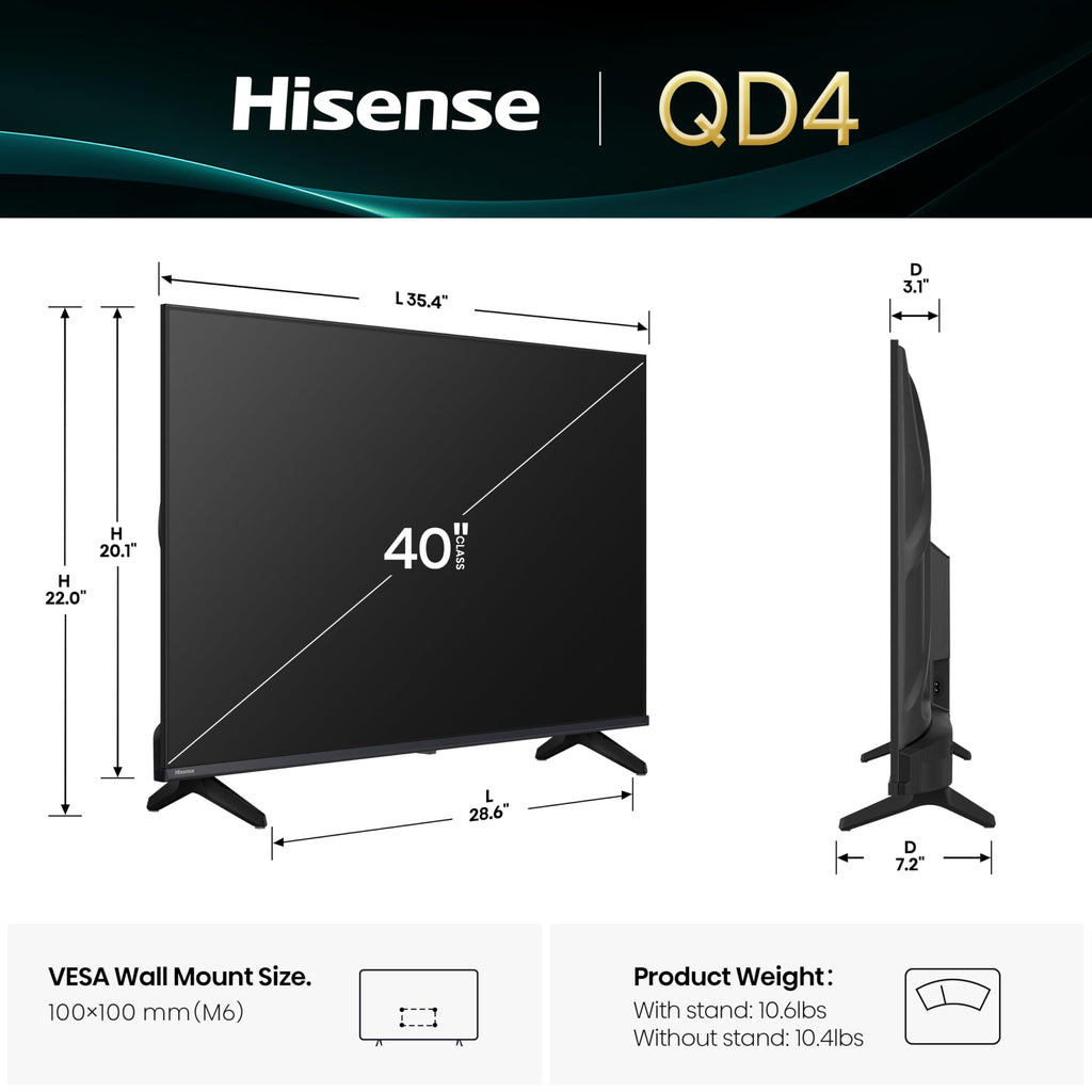 40-Inch QD4 Hi-QLED FHD Smart Fire TV W766644