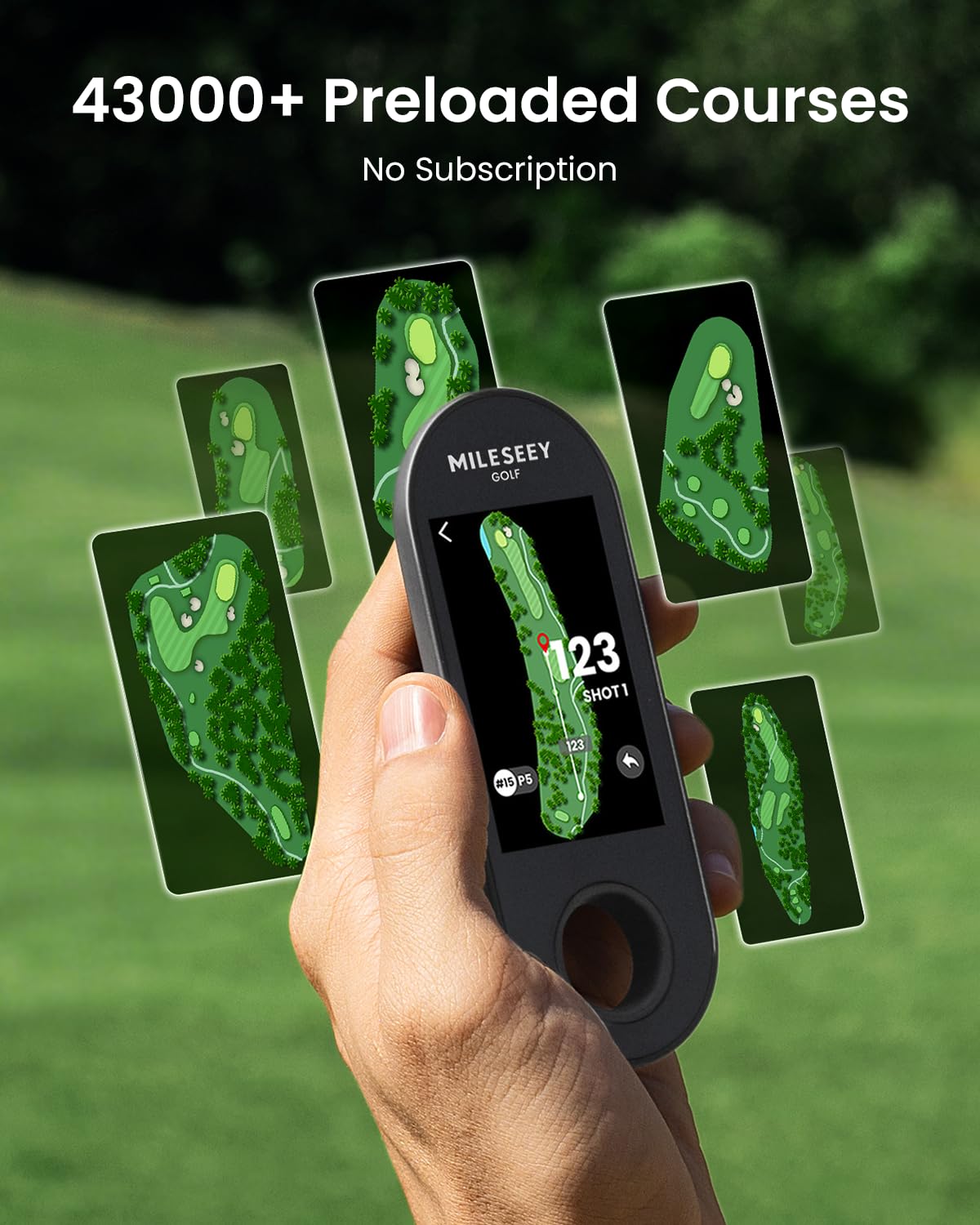 Golf GPS Speaker with 43K+ Courses B114