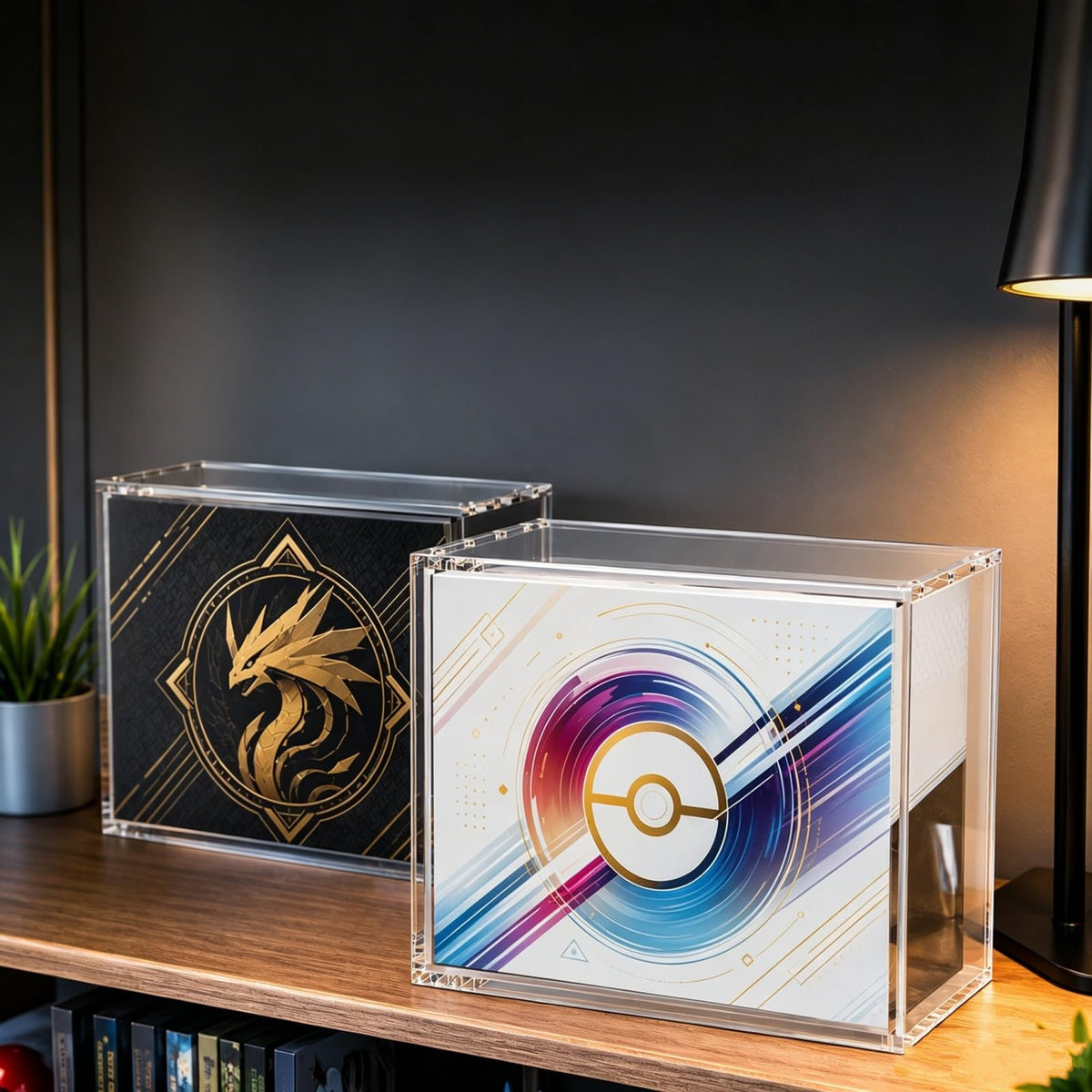 Acrylic Display Case with 6 Magnets Stackable L759151