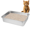 Large Stainless Steel Cat Litter Box S321