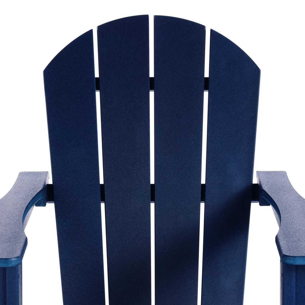 Navy Blue Poly Adirondack Chair Set of 2 I279952