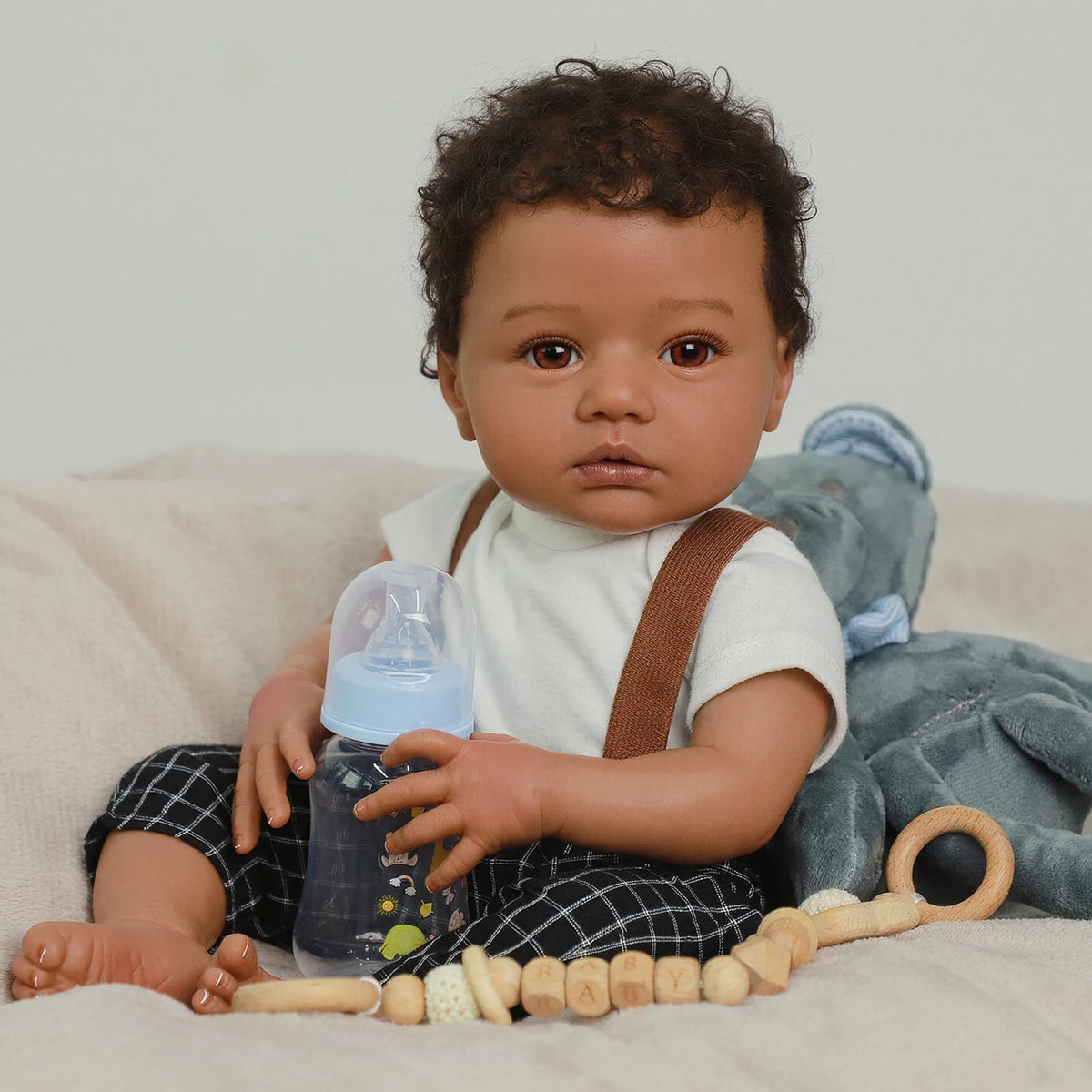 Black 20" Reborn Baby Dolls L102781