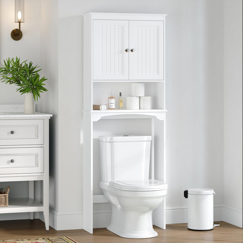 Over The Toilet Storage Cabinet with Doors G3672