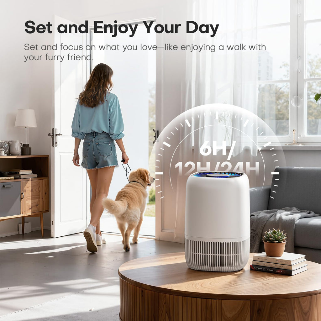 White High Efficiency Filter Air Purifier D1683