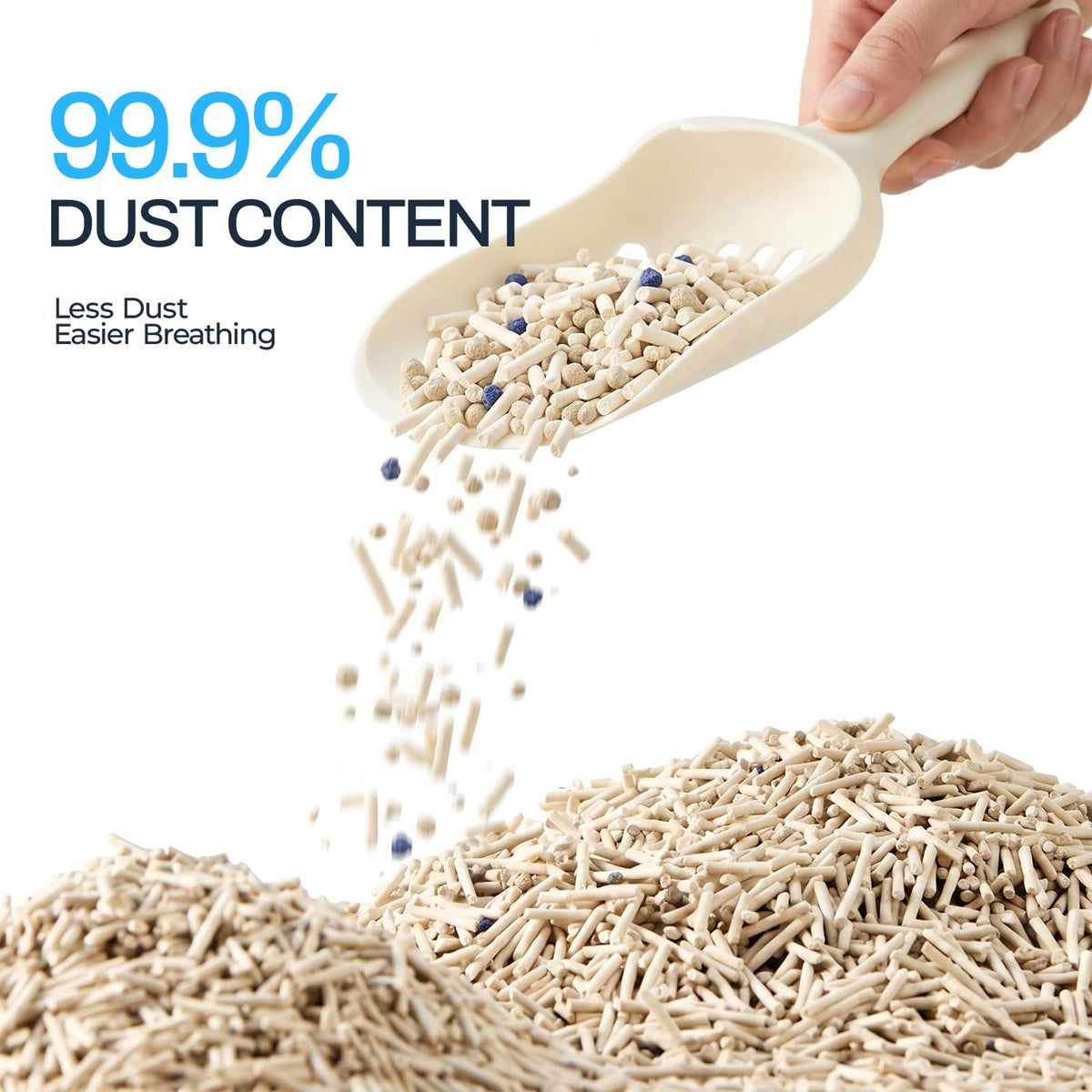 Unscented Tofu Blend Clumping Cat Litter with Bentonite 15.8LB X1849