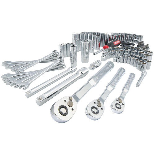 135 Pcs SAE and Metric Socket Wrench Set with Case D97571